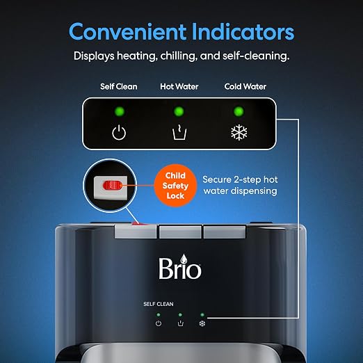 Brio Commercial Grade Bottleless Ultra Safe Reverse Osmosis Drinking Water