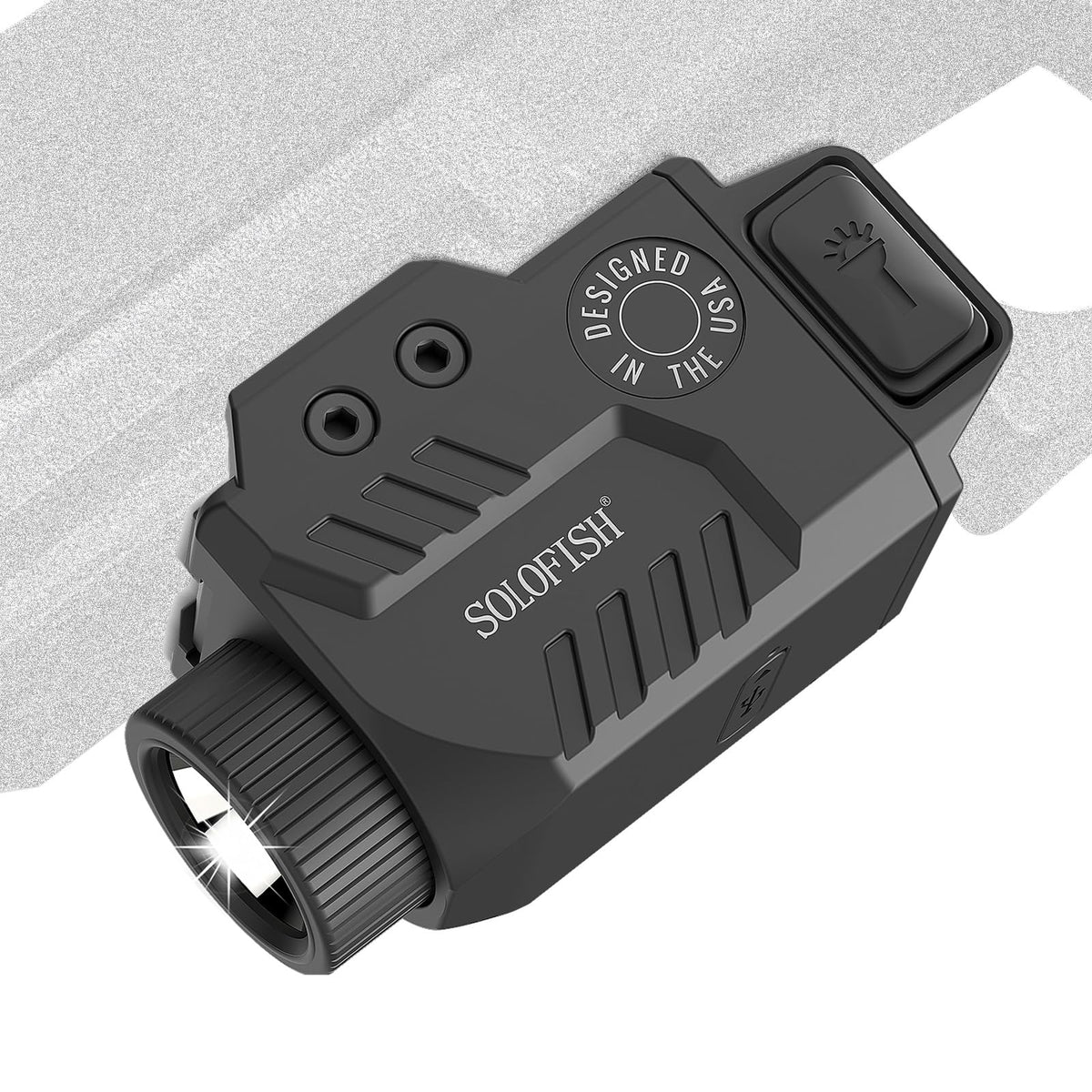 Solofish 800 Lumens Slidable Pistol Light with Strobe & Momentary