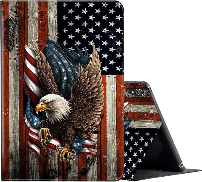FUYOCWE for iPad Pro 13 Inch Case (M47th Generation2024 Model A2925A2926A3007)PU Leather Slim Folding Stand Case for iPad 13 7th GenAuto Sleep Wake Cover -A Dream Catcher Wolf