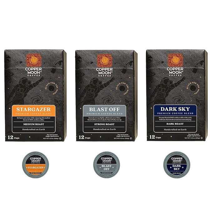 Copper Moon K-Cup Coffee Pods, Gift Box, Variety Pack, 36 Count