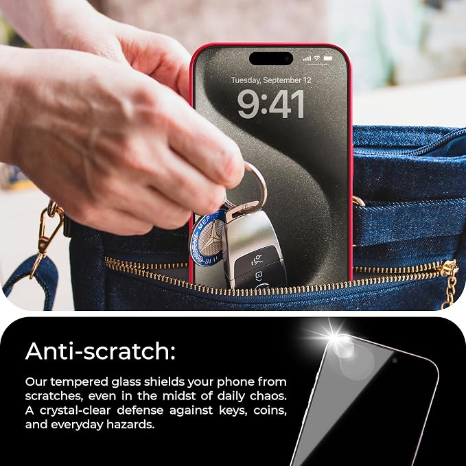 Deppa | 2-Pack | Screen Protector for iPhone 16 Pro Max (6.9) with Smart Installation Tray | Dust &amp Bubble-Free | 9H Tempered Glass | Full Coverage | Easy Install