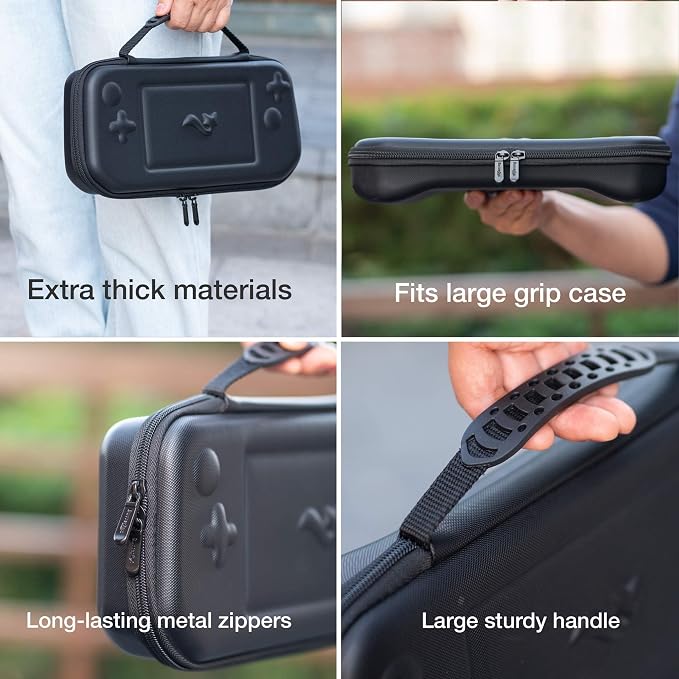 ButterFox Slim Carrying Case Bag for ASUS Rog Ally X (Black/Blue)