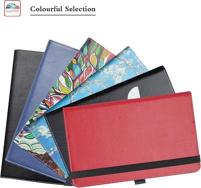 Bige for Lenovo Tab M8 FHD (2nd Gen) CasePU Leather Folio 2-Folding Stand Cover for Lenovo Tab M8 FHD (2nd Gen) TB-8705F 8 Tablet(Only fit Lenovo TB-8705F)Black