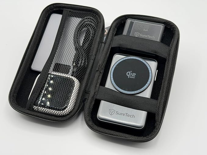 Travel Bundle (Wireless Charger Wall Charger and Travel Case)