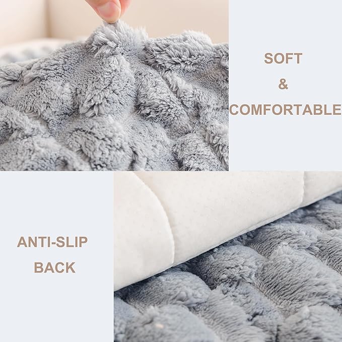 Mivnue Pet Couch Cover, Couch Covers for Dogs, Washable Dog Sofa Covers Couch Protector, Fuzzy Non Slip Couch Slipcover Pet Friendly