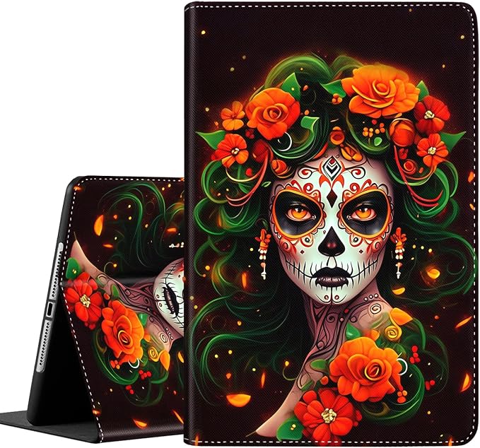 Case for iPad Pro 11 Inch 2022/2021/2020 (4th/3rd/2nd Gen) for iPad Air 5th / 4th Generation 10.9 Inch (2022/2020) Durable Shockproof Protective Cover，Black Woman Queen Afro Design