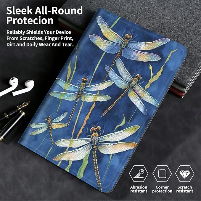 for Samsung Galaxy Tab A8 Case for Samsung Galaxy Tab A8 10.5 Case 2022 Lightweight Smart Cover PU Leather Adjustable Stand Protective Cover with Auto Wake/Sleep - Art Butterfly