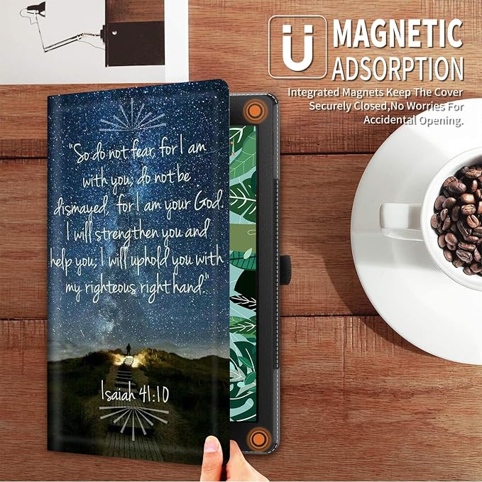 FUYOCWE for iPad Pro 13 Inch Case (M47th Generation2024 Model A2925A2926A3007)PU Leather Slim Folding Stand Case for iPad 13 7th GenAuto Sleep Wake Cover -A Dream Catcher Wolf