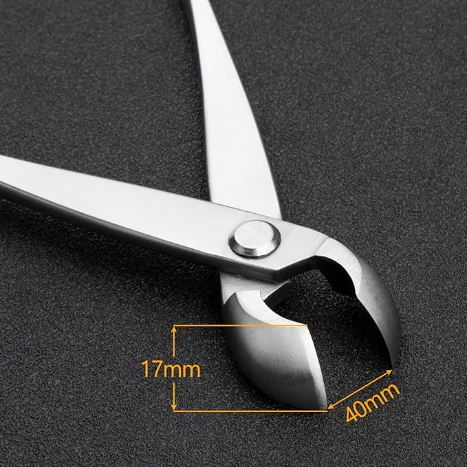 tianbonsai Bonsai Tools 180 Mm Round Edge Cutter Multifunctional Bonsai Cutter With Both Straight Edge And Round Edge