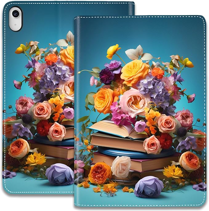 Case for iPad (A16) 11th Generation 11 Inch 2025 / iPad 10th Generation 10.9 Inch 2022 Ultra-Thin Multi-Angle Protective Cover with Auto Sleep/Wake A Dark Horse