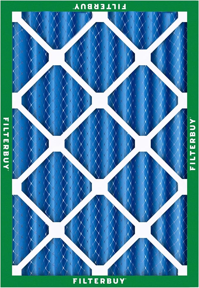 Filterbuy 19.25x23.25x4 Air Filter MERV 13 Optimal Smoke & Allergy Defense