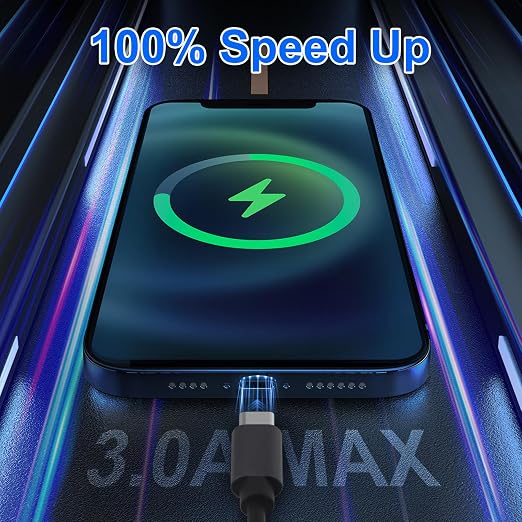 USB c Cable Coiled USB c Cable Fast Charging（2Pack 3FT+6FT ） Compatible with iPhone 16/15/Samsung Galaxy S20 S10 S9 S8 Plus (USB Type C)
