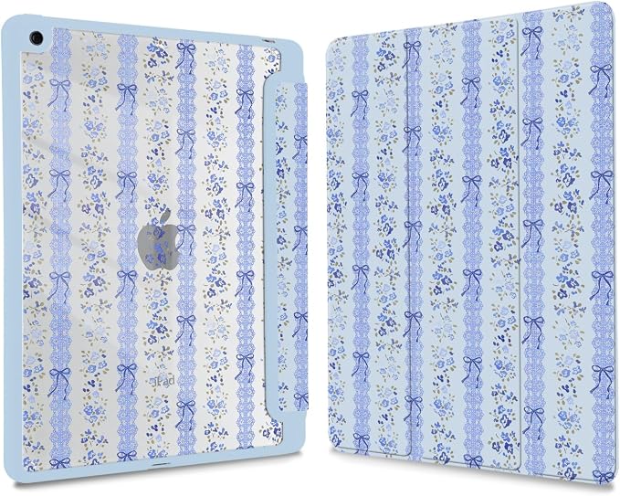 Joyland Leopard Print for iPad 10th Generation Case 10.9 inch 2022/iPad (A16) 11th Gen 11 2025Built-in Pencil Holder with Shockproof Cover Clear Transparent Back Shell Auto Wake/SleepBlack