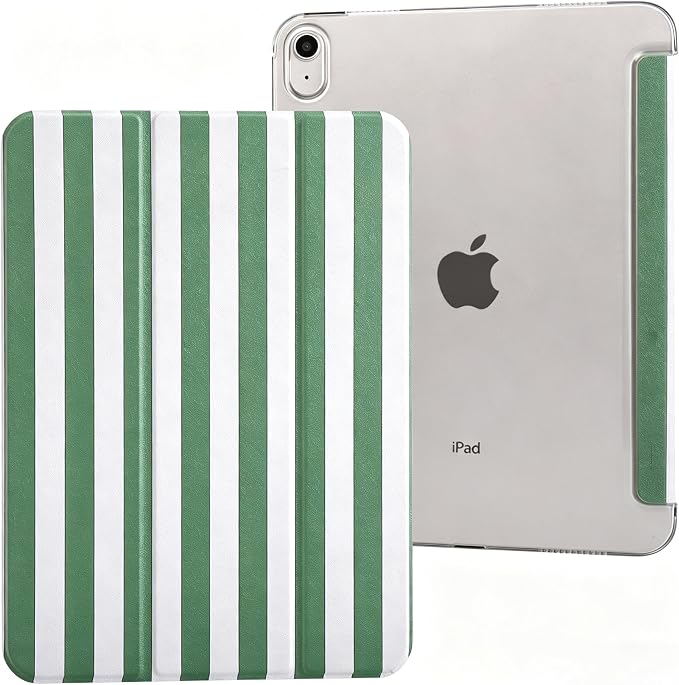 case for ipad 11th Generation11 Inch 2025 (A16 Chip) &amp 10th Gen 10.9 Inch 2022 - Slim Scratch-Resistant Hard PC Translucent Back Shell Smart Cover Wake/Sleep FunctionBlack Bow