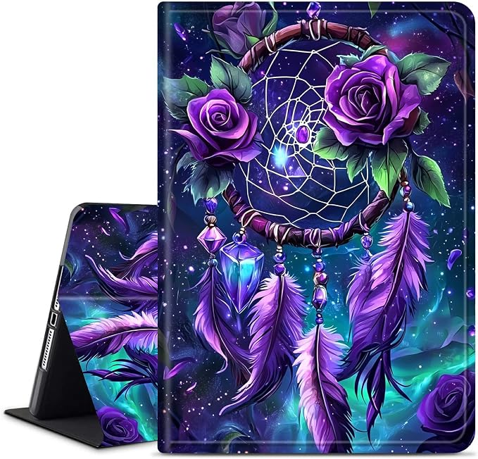 for Samsung Galaxy Tab E 9.6 Inch 2015 (SM-T560/T561/T565/T567) Kickstand Case PU Leather Multiple Viewing Angles Stand Smart Cover for Galaxy Tab E 2015 2 Roses