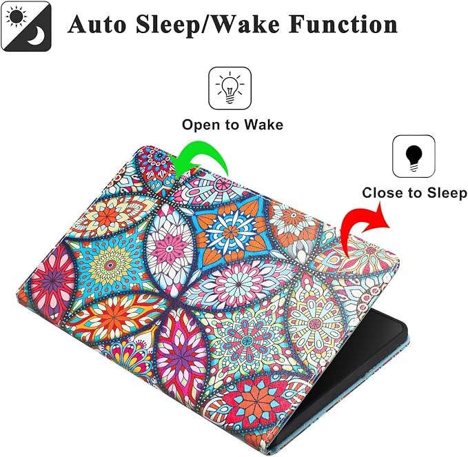 Case for Amazon Fire Max 11 Tablet (13th Generation 2023 Release) Auto Wake/Sleep Premium PU Leather Folding Stand Cover with Pen Holder &amp Multiple Viewing Angles - Beach