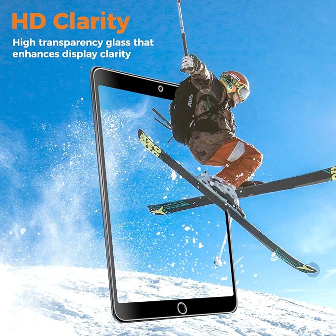 2 Pack iPad screen protector Tempered Glass with Application Tray Screen Protector for iPad A16 2025 11th/10th Generation 2022 (11-In/10.9) Touch Sensitive Scratch Resistant Easy to Install