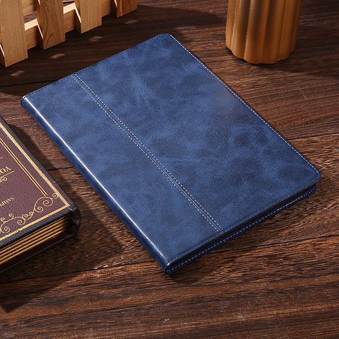 Leather Case for iPad mini 8.3 Folio CoverBuilt-in Pencil Holder | Genuine Leather Smart Protective CaseFits iPad Mini A17 Pro 7th 2024/6th 2021Auto Wake/SleepShockproof &amp Drop-Proof.Black