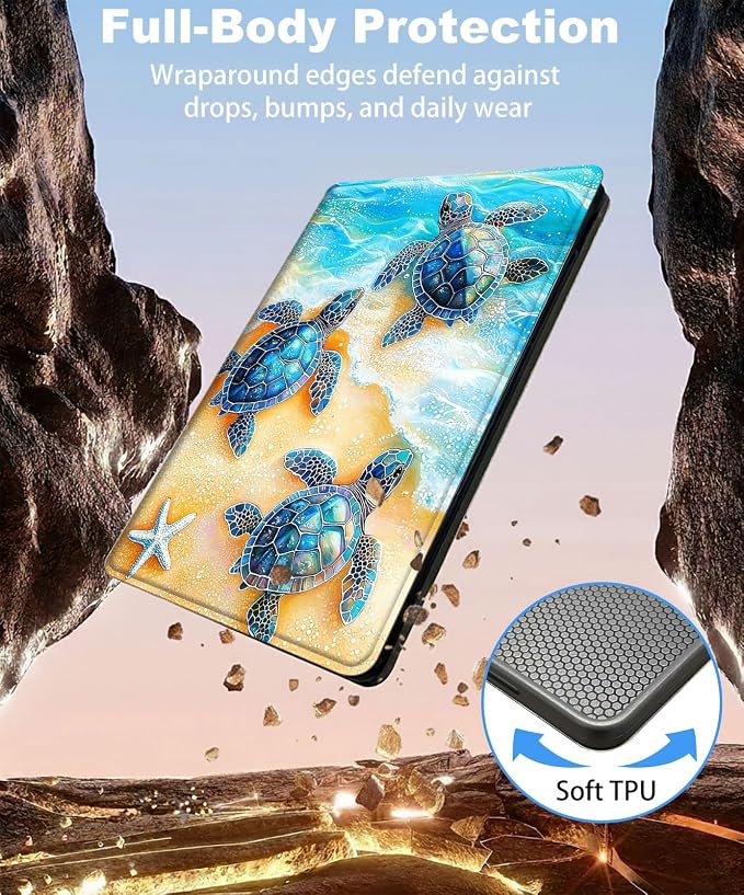 for iPad 11th Generation (A16 2025) 11 / iPad 10th Gen 10.9 2022 Case 360° Rotating PU Leather Stand Cover with Auto Sleep/Wake Shockproof TPU Backl Two Dragons Fighting
