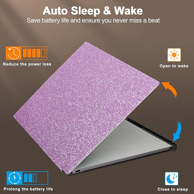 Caweet Case for Remarkable Paper Pro 11.8 2024 Slim Hard Back Shell Protective Book Folio Cover with Built-in Pen Holder and Auto Wake/Sleep Black