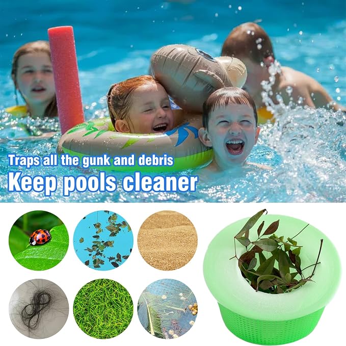 60PCS Pool Skimmer Socks Above Ground and Inground Pool, Pool Skimmer Basket