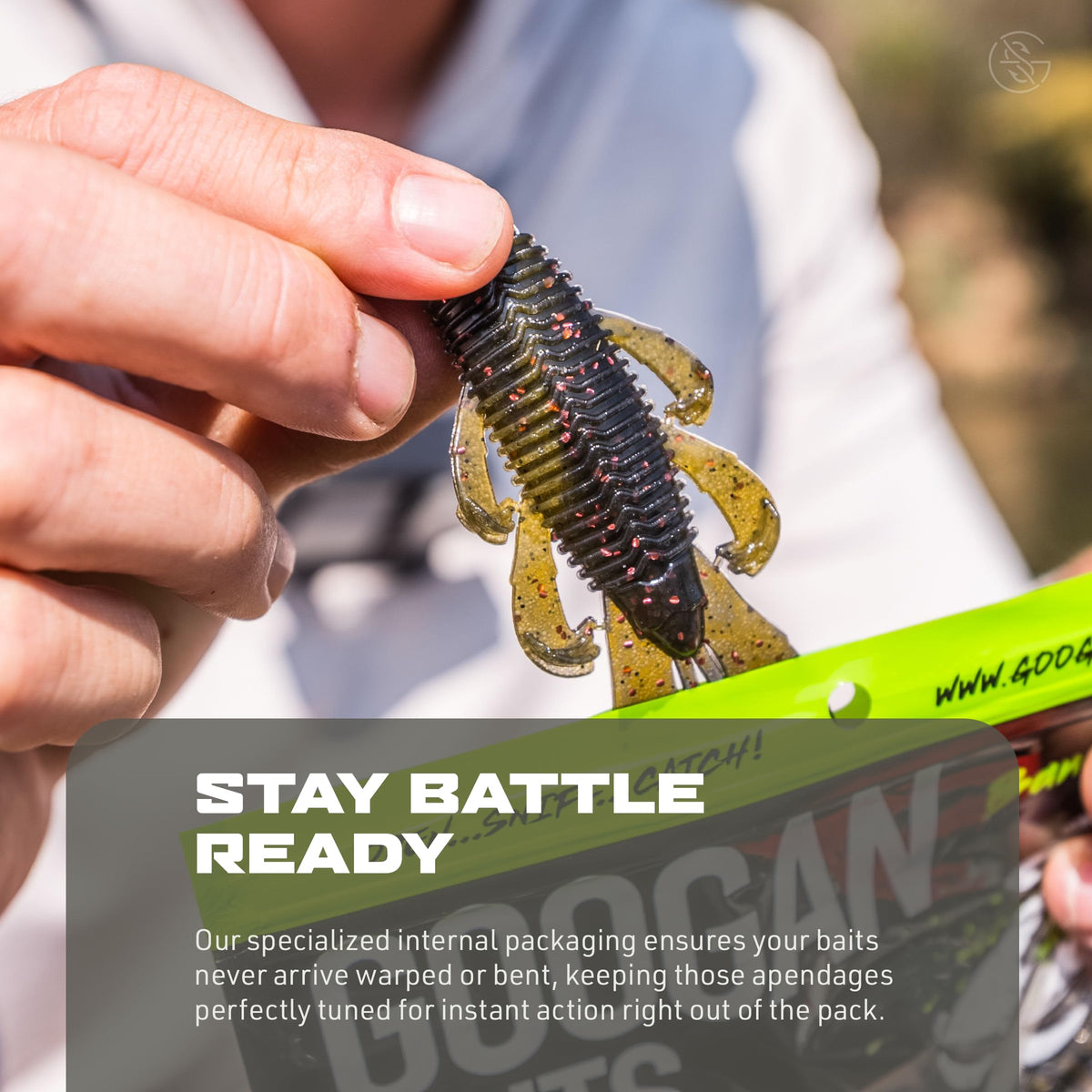 GOOGAN Squad Monster Crate - Ultimate Bass Fishing Lure Kit & Tackle Box