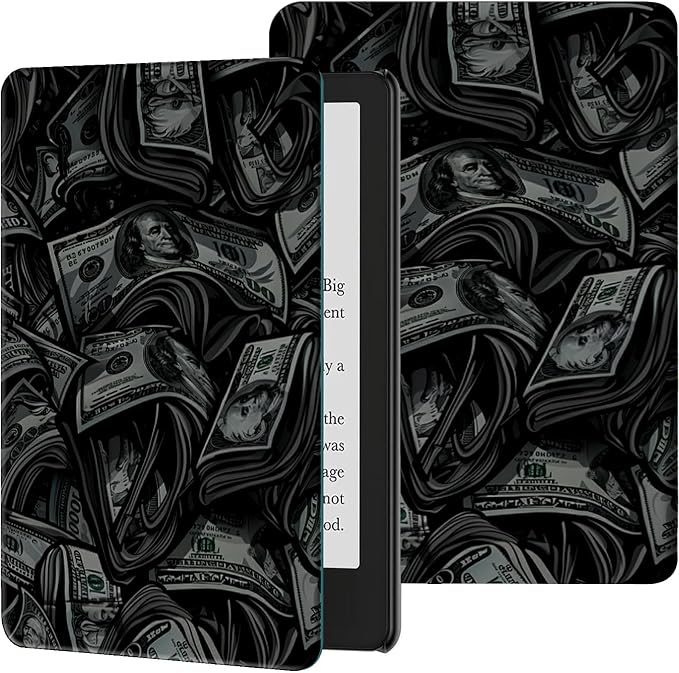 Case for 10.2 Kindle Scribe (2024/2022 Release) Slim PU Leather Lightweight Adjustable Stand Smart Shell Cover with Auto Wake/Sleep for 10.2 Amazon Kindle Scribe E-ReaderA Dog