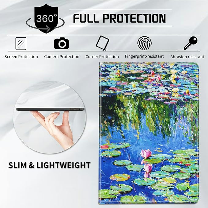 Case for All-New Kindle Paperwhite 12th Generation 7 inch 2024 &amp Kindle Colorsoft Signature Edition 2024 Lightweight Protective PU Leather Smart Stand Cover with Auto Wake Sleep - a Beautiful Gala
