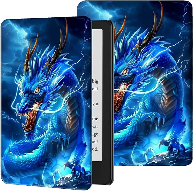 Case for 10.2 Kindle Scribe (2024/2022 Release) Slim PU Leather Lightweight Adjustable Stand Smart Shell Cover with Auto Wake/Sleep for 10.2 Amazon Kindle Scribe E-ReaderA Dog