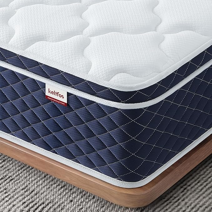 Twin Mattress 12 Inch, Medium Multilayer Cooling Gel Memory Foam Hybrid Mattress for Pain Relief & Deep Sleep, Twin Size Bed in a Box, None of Fiberglass