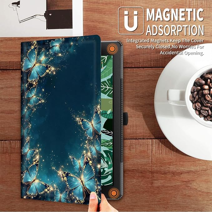 Case for iPad (A16) 11th Generation 11 Inch (2025) for iPad 10th Generation Case 10.9 Inch (2022)Slim Shockproof Shell PU Leather Stand Cover w/Auto Sleep Wake-American Eagle Rebirth of Fire