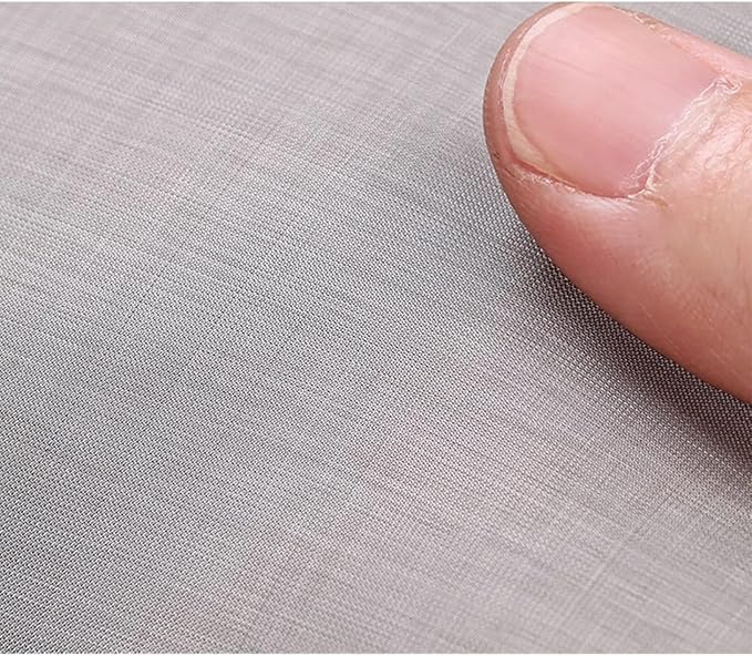 Stainless Steel Wire Cloth Mesh 250 Mesh, Fine Woven Screen Fabric, Cuttable