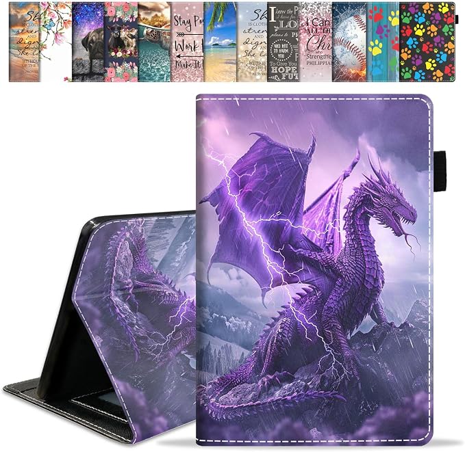 Case for Amazon Kindle Fire 7 Tablet (9th/7th Generation 2019/2017 Release 7 Display) with Card Slot &amp Auto Sleep/Wake - Slim Folding Stand Folio Cover - African Women