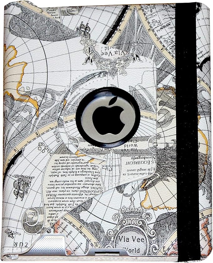 Case for iPad 9.7 2018/2017 Rotating Stand Smart Magnetic Auto Wake Up/Sleep Cover for A1893 A1954 A1822 A1823 MP2G2LL/A MP2J2LL/A MPGT2LL/A MPGW2LL/A MP2F2LL/A MP2H2LL/A (Crocodile)