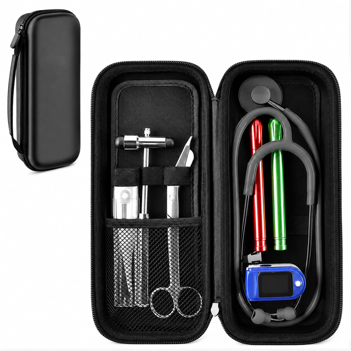 Stethoscope Case for 3M Littmann Classic III/Cardiology IV,Blackflower