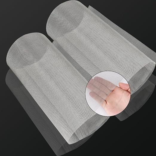 Valchoose 2PACK Stainless Mesh Screen 12”X24”, 20 Mesh 304 Steel Woven Wire Mesh
