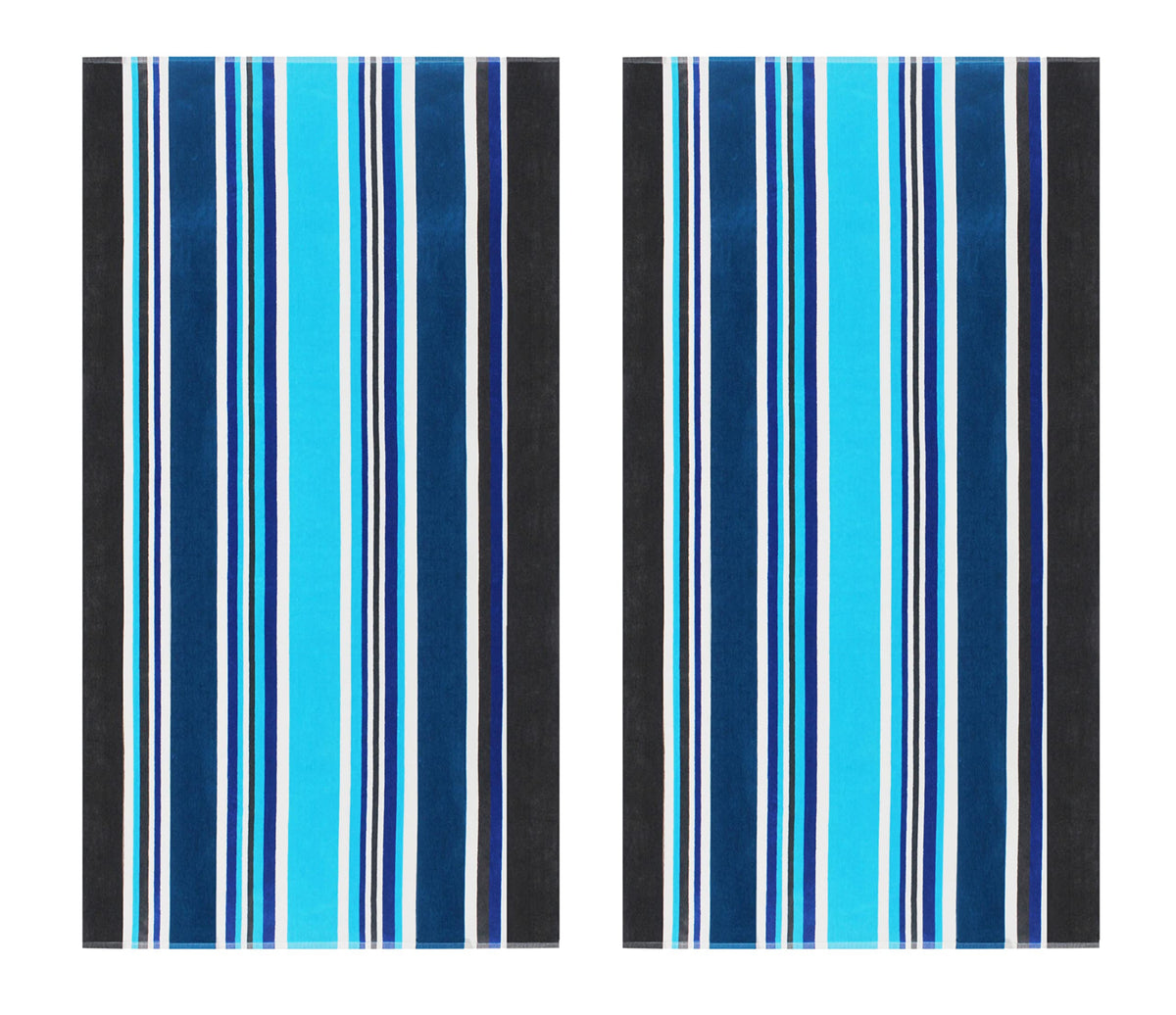 COTTON CRAFT Oversized XL Beach Towels - 39 x 68 inches - 2 Pack