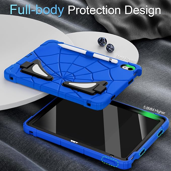 Auizotl Case for iPad (A16) 11'' 11th/10th Generation 10.9'' 2025/2022iPad Case 10th Generation with Screen ProtectorHeavy Duty Shockproof Cover for i Pad 11.0/10.9 InchBlack
