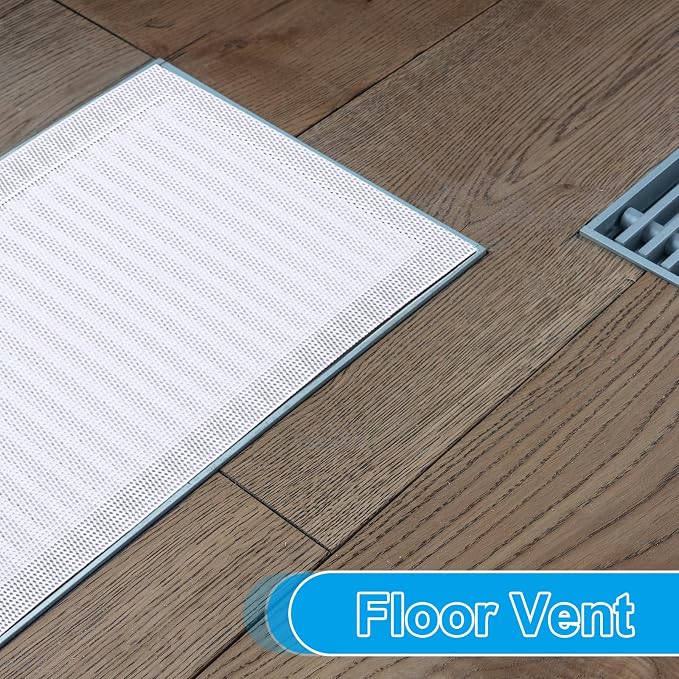 PATIKIL 4"x10" Magnetic Vent Cover, 6 Pack Floor Wall Air Registers Cover