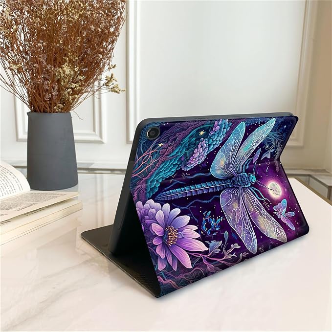 DEGDFSGR for Amazon Fire HD 10 Tablet 10 Plus Tablet Case (13th/11th Generation 2023/2021 Release) with Adjustable StandAuto Sleep/Wake for Kindle Fire 10 Case 10.1 inchAmerican Flag Sunflower Cross