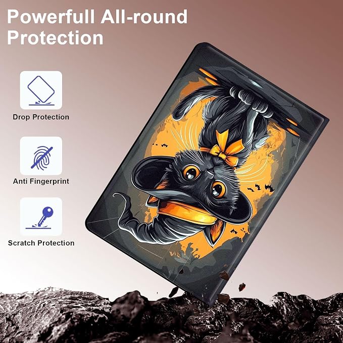 Case for Samsung Galaxy Tab A11 Plus 2026 &amp Galaxy Tab A9+ 11 Slim Smart Stand Cover with Auto Wake/Sleep Shockproof Protective Shell for Work &amp School Astronaut