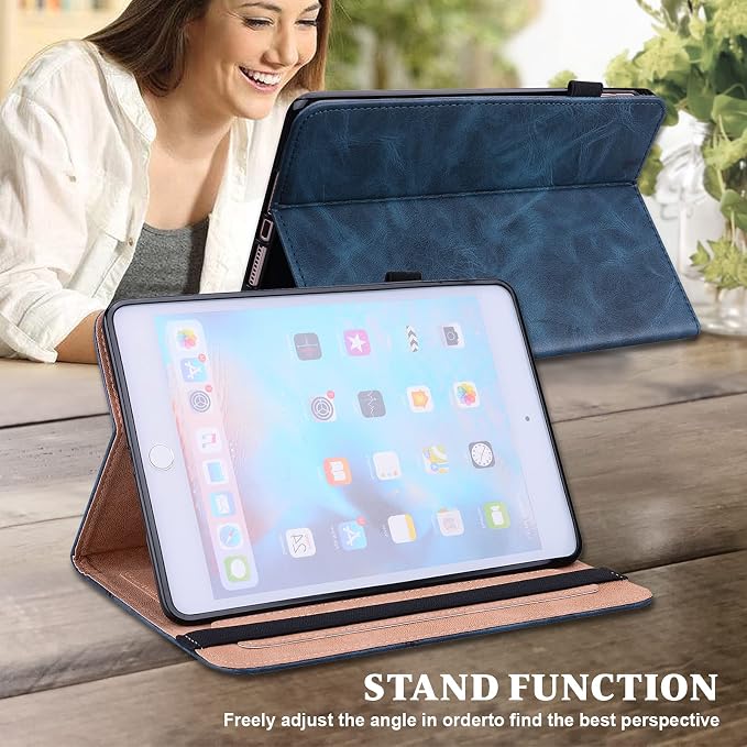 ALILANG Case for Samsung Galaxy Tab A 10.1 Inch 2019 (SM-T510/T515) with Pen Holder &amp Multiple Viewing Angles Smart PU Leather Cover for Samsung Tab A 10.1 Case 2019-Black