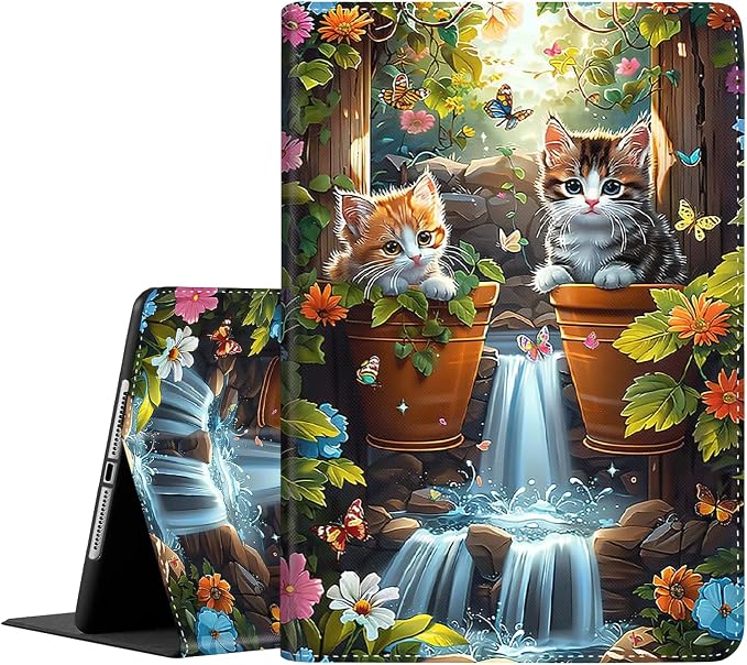 Case for New iPad (A16) 11th Generation 11 Inch 2025for iPad 10th Generation 2022 10.9 Inch Multi-Angle Stand Smart Cover Shockproof with Auto Wake/Sleep ，Starry Sky