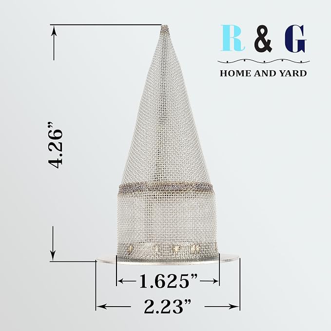 2 PCS-Cone-Type Stainless Steel Spark Arrestor 1.625” fit Honda CRF230 CRF250L