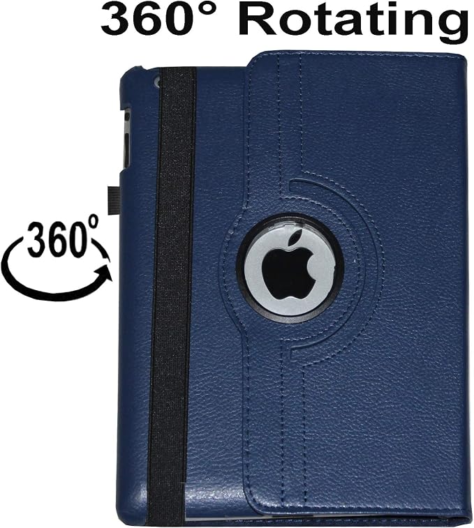 Case for iPad 10.2 inch for iPad 9th 8th 7th Generation Rotating Stand Smart Magnetic Auto Wake Up/Sleep Cover for A2602 A2603 A2604 A2605 MK2L3LL/A MK2P3LL/A MK673LL/A (Black)