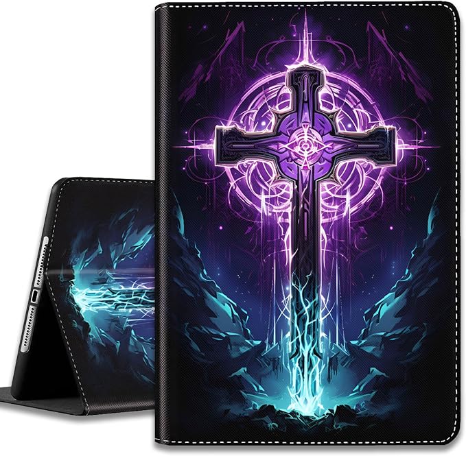 Case for iPad (A16) 11th Generation 11 Inch 2025 / iPad 10th Generation 10.9 Inch 2022 Ultra-Thin Multi-Angle Protective Cover with Auto Sleep/Wake A Dark Horse