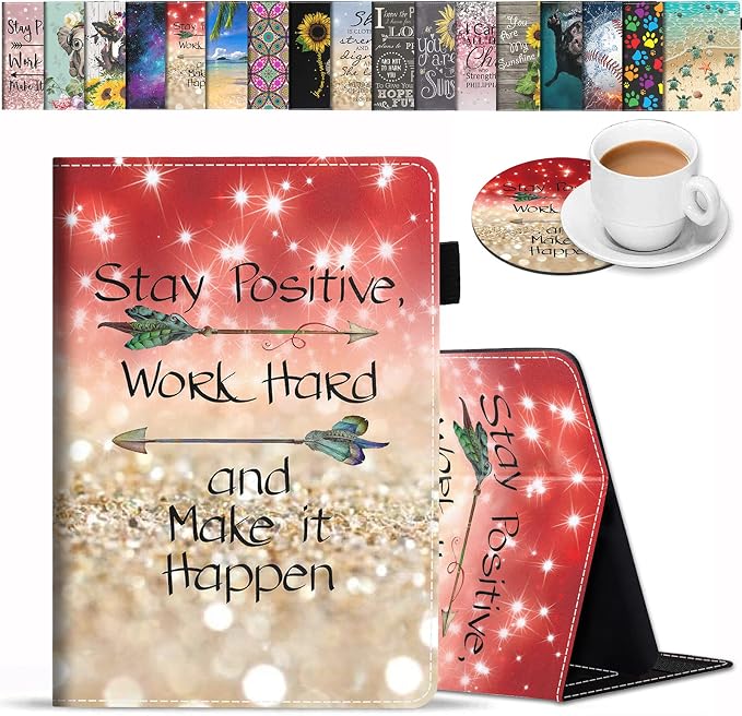Case for All-New Amazon Kindle Fire HD 8/Fire HD 8 Plus Tablet (12th/10th Generation 2022/2020 Release) - Premium PU Leather Cover with Auto Sleep Wake Bible Verse Jeremiah 29:11
