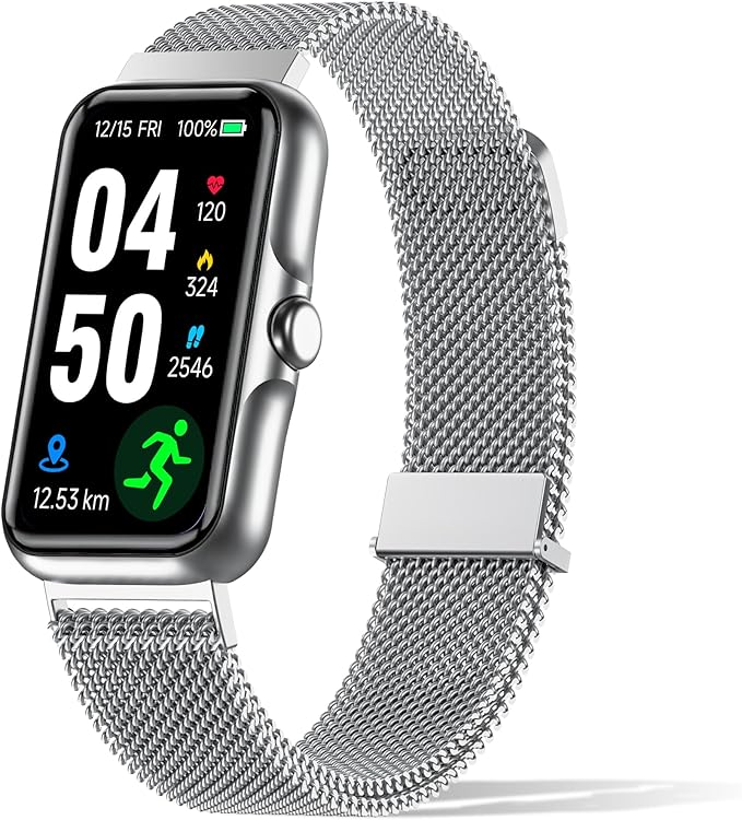 JYUAJOI Fitness Tracker with 24/7 Continuous Heart Rate, Blood Oxygen Monitor, Smart Watch with Sleep Monitor, IP68 Waterproof Activity Tracker Step Counter for Women Men