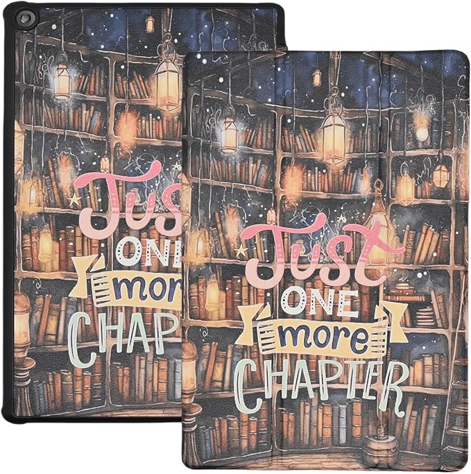 Case for Amazon Fire HD 10 Tablet 7th / 9th Generation 2017/2019 Release American Football Lightweight PU Leather Folding Stand Cover with Auto Wake/Sleep