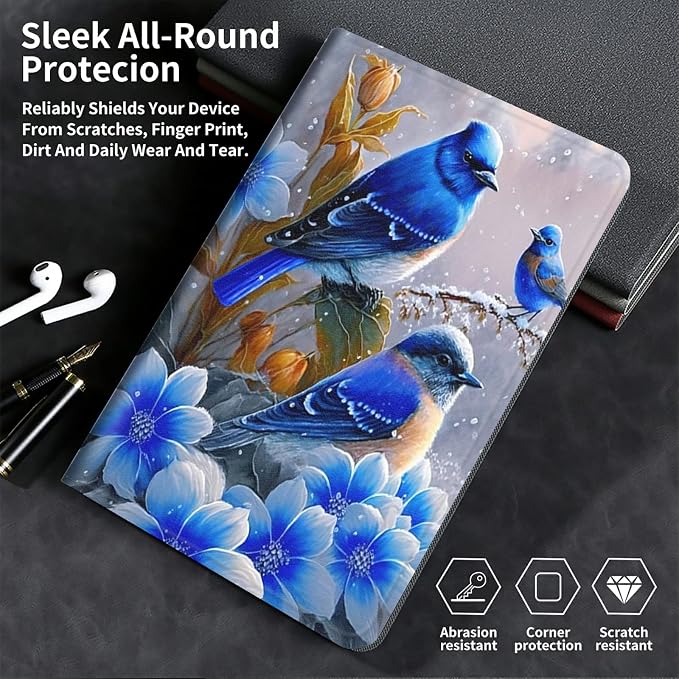for Samsung Galaxy Tab A8 Case for Samsung Galaxy Tab A8 10.5 Case 2022 Lightweight Smart Cover PU Leather Adjustable Stand Protective Cover with Auto Wake/Sleep - Art Butterfly